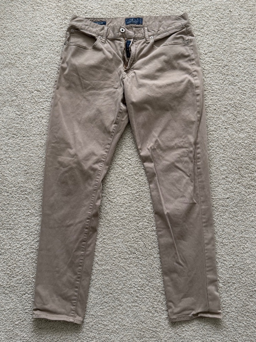 Lucky Brand 121 Heritage Slim Jeans Khaki 34x32
